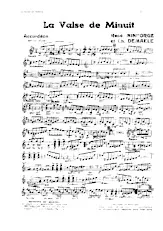 download the accordion score La valse de minuit in PDF format