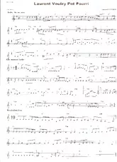 descargar la partitura para acordeón Laurent Voulzy Pot Pourri (Arrangement : Gérard Merson) en formato PDF