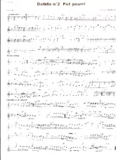 descargar la partitura para acordeón Dalida Pot Pourri n°2 (Arrangement : Gérard Merson) en formato PDF