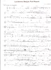 télécharger la partition d'accordéon Lucienne Delyle Pot Pourri (Arrangement: Gérard Merson) au format PDF