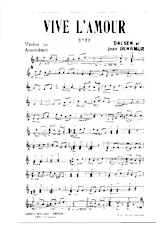 télécharger la partition d'accordéon Vive l'amour (Orchestration) (Step) au format PDF