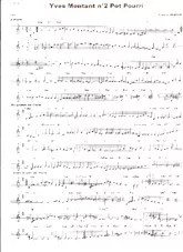 descargar la partitura para acordeón Yves Montant Pot Pourri n°2 (Arrangement : Gérard Merson) en formato PDF