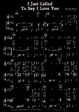 download the accordion score I Just Called To Say I Love You in PDF format