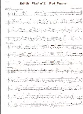 télécharger la partition d'accordéon Edith Piaf Pot Pourri n°2 (Arrangement : Gérard Merson) au format PDF