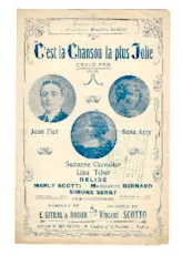 download the accordion score C'est la chanson la plus jolie in PDF format