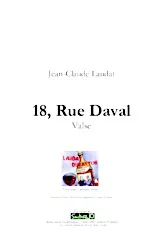 descargar la partitura para acordeón 18 rue daval en formato PDF