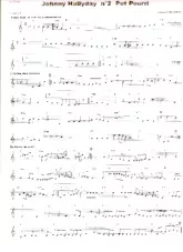 télécharger la partition d'accordéon Johnny Hallyday Pot Pourri n°2 (Arrangement : Gérard Merson) au format PDF