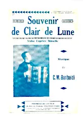 scarica la spartito per fisarmonica Souvenir de clair de lune (Variations Valse Caprice Musette) in formato PDF