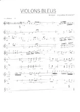 download the accordion score Violons bleus (Slow Ballade) in PDF format
