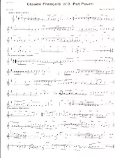 télécharger la partition d'accordéon Claude François Pot Pourri n°3 (Arrangement : Gérard Merson) au format PDF