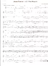 scarica la spartito per fisarmonica Jean Ferrat Pot Pourri n°2 (Arrangement : Gérard Merson) in formato PDF