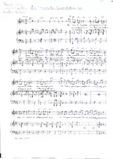 download the accordion score La marche des catcheurs (Manuscrite) in PDF format