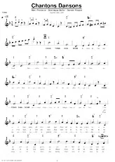 download the accordion score Chantons Dansons (D'après Daisy Bell) (Valse Chantée) in PDF format