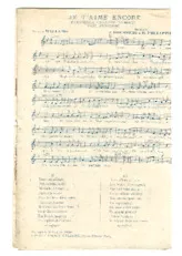 descargar la partitura para acordeón Je t'aime encore (Eternelle chanson d'amour) (Valse Américaine) en formato PDF