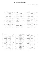 télécharger la partition d'accordéon L'estaca (SATB) (Harmonisé par Jean-Pierre Finck) au format PDF