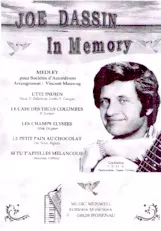 descargar la partitura para acordeón Joe Dassin in memory (Arrangement : Vincent Menweg) (Conducteur) en formato PDF