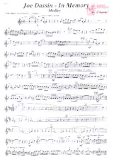 scarica la spartito per fisarmonica Joe Dassin in memory (Arrangement : Vincent Menweg) (1er Accordéon) in formato PDF