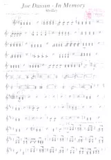 descargar la partitura para acordeón Joe Dassin in memory (Arrangement : Vincent Menweg) (4ème Accordéon) en formato PDF