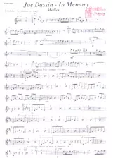 télécharger la partition d'accordéon Joe Dassin in memory (Arrangement : Vincent Menweg) (Electronium) au format PDF