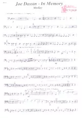 download the accordion score Joe Dassin in memory (Arrangement : Vincent Menweg) (Basse) in PDF format