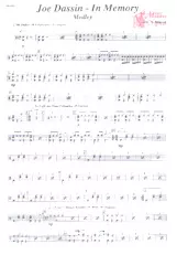 télécharger la partition d'accordéon Joe Dassin in memory (Arrangement : Vincent Menweg) (Drums) au format PDF