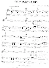 télécharger la partition d'accordéon Everybody Hurts (Chant : REM) au format PDF