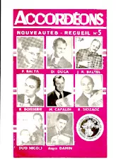 télécharger la partition d'accordéon Recueil n°5 : Accordéon Nouveautés (14 Titres) au format PDF