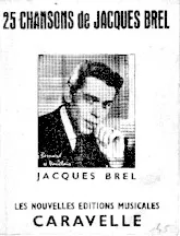 télécharger la partition d'accordéon 25 Chansons de Jacques Brel au format PDF