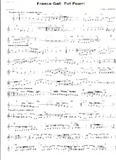 scarica la spartito per fisarmonica France Gall Pot Pourri (Arrangement : Gérard Merson) in formato PDF