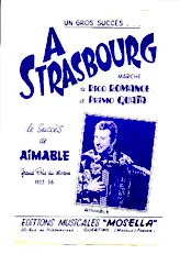 télécharger la partition d'accordéon A Strasbourg (Un succès d'Aimable) (Marche) au format PDF