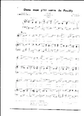 télécharger la partition d'accordéon Dans mon p'tit verre de Pouilly (Valse) au format PDF