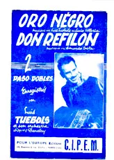 scarica la spartito per fisarmonica Oro Negro (Orchestration Complète) (Paso Doble) in formato PDF