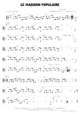 download the accordion score Le madison populaire in PDF format
