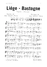 scarica la spartito per fisarmonica Liège Bastogne (Marche Chantée) in formato PDF
