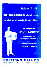 download the accordion score Album n°12 : 15 Boléros choisis parmi les plus grands succès de nos éditions in PDF format