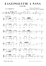 descargar la partitura para acordeón La guinguette à Nana (Marche Chantée) en formato PDF