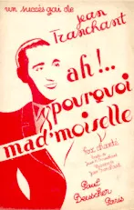 download the accordion score Ah Pourquoi Mademoiselle (Fox Chanté) in PDF format