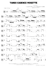 scarica la spartito per fisarmonica Tango Cadence Musette in formato PDF