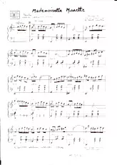télécharger la partition d'accordéon Mademoiselle Musette (Valse) (En attente de la 3ème page trio) au format PDF