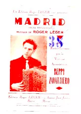 descargar la partitura para acordeón Madrid (Créée par Beppy Zavattiero) (Valse Espagnole) en formato PDF