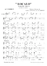 descargar la partitura para acordeón Localo (Marche Disco) (Danse en ligne) en formato PDF