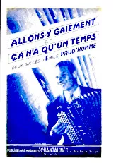 télécharger la partition d'accordéon Allons y gaiement (Orchestration) (One Step) au format PDF