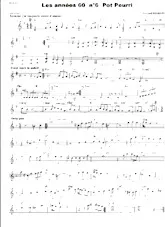 scarica la spartito per fisarmonica Les années 60 Pot Pourri n°6 (Arrangement : Gérard Merson) in formato PDF