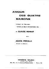 télécharger la partition d'accordéon Amour des quatre saisons (Arrangement : Maurice Baile) (Indicatif de l'émission : Sous le haut patronage de) (Orchestration Complète) (Medium Madison) au format PDF