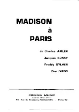 download the accordion score Madison à Paris (Arrangement : Maurice Baile) (Orchestration Complète) in PDF format