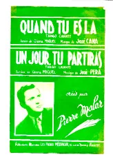 download the accordion score Un jour tu partiras (Créé par : Pierre Malar) (Tango Chanté) in PDF format