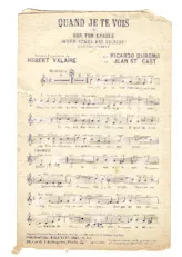 download the accordion score Quand je te vois (Sur ton épaule) (When stars are shining) (Chant : Georges Vorelli / Carmen Vildez) (Fox Trot Chanté) in PDF format