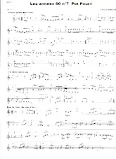 descargar la partitura para acordeón Les années 60 Pot Pourri n°7 (Arrangement : Gérard Merson) en formato PDF
