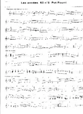 descargar la partitura para acordeón Les années 60 Pot Pourri n°8 (Arrangement : Gérard Merson) en formato PDF