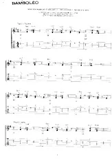 télécharger la partition d'accordéon Bamboléo (Chant : Gipsy Kings) au format PDF
